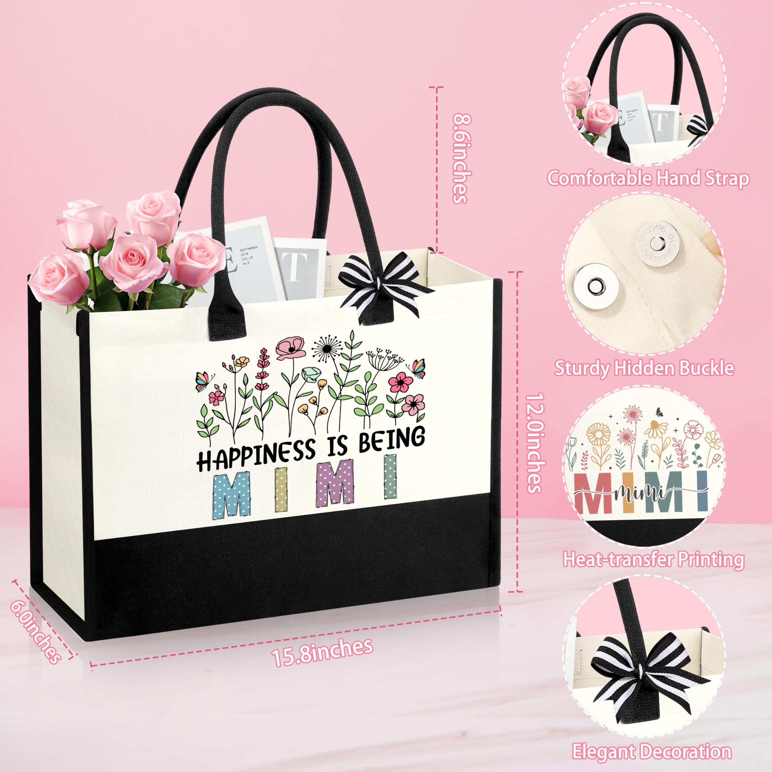 SiplyHaven Mimi Christmas gift, featuring tote and makeup bag duo for hassle-free gifting.