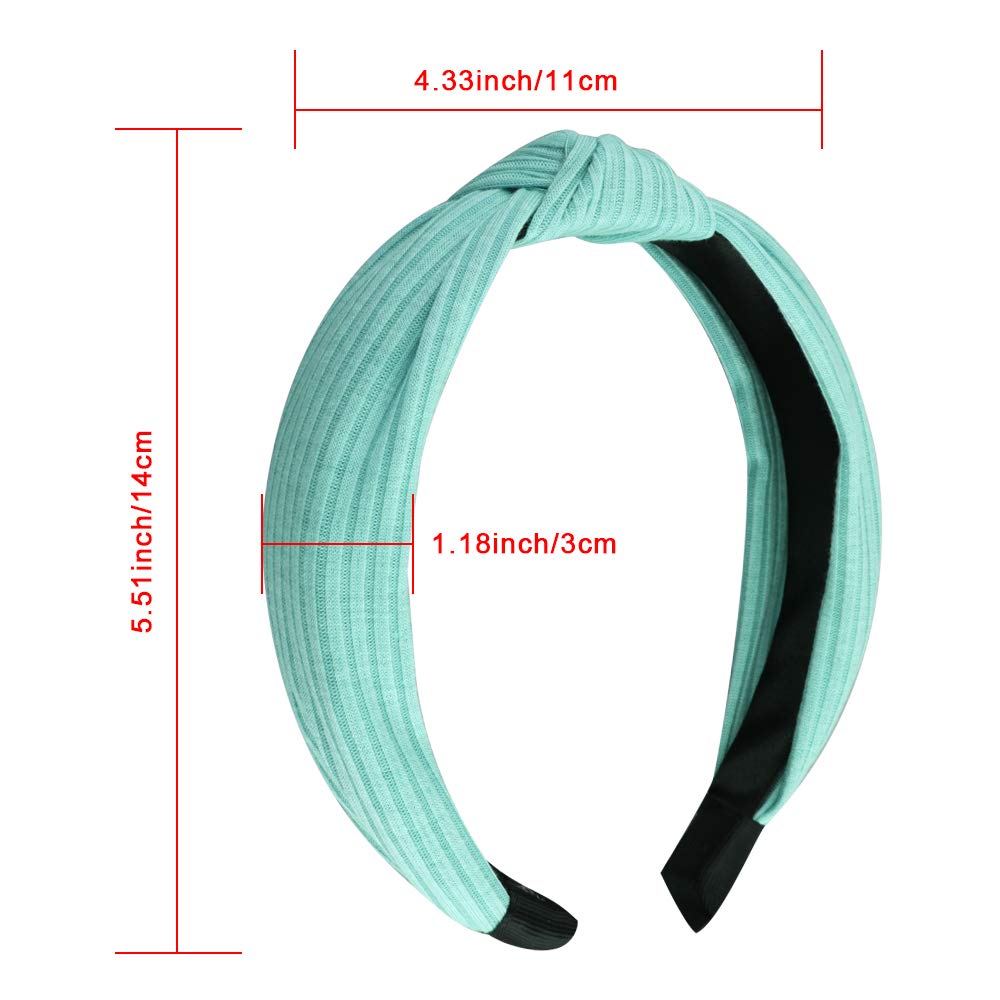 SIQUK top knot headband color range shows vibrant palette for matching outfits