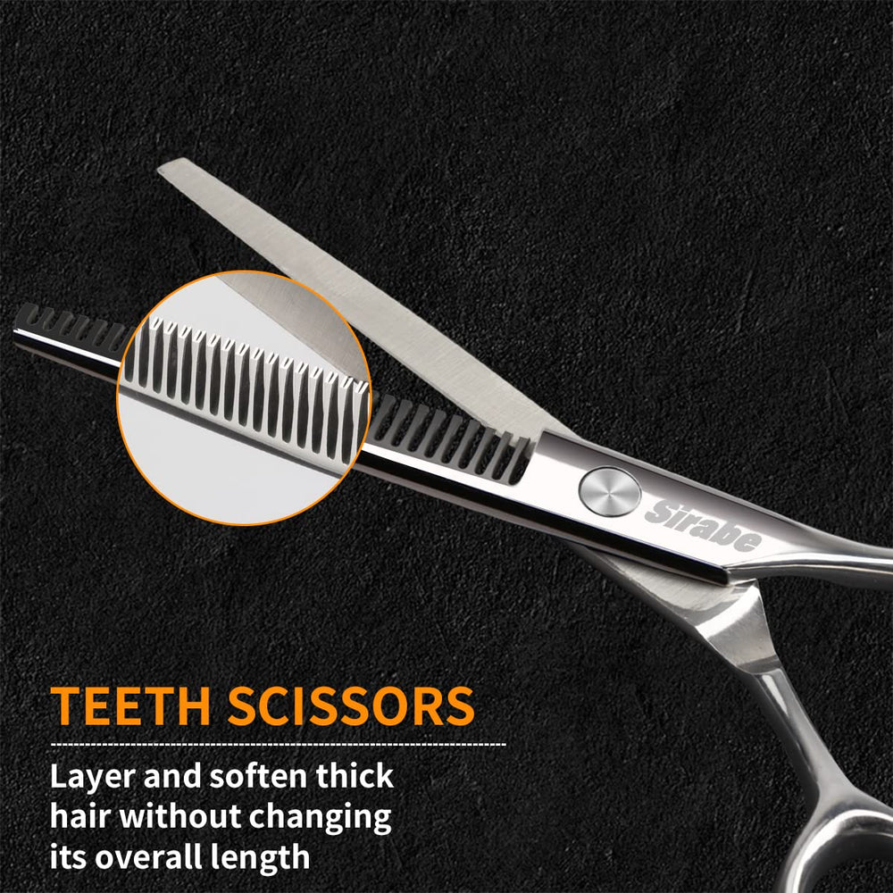 Sirabe kit accessories including comb and case for organized at home styling.