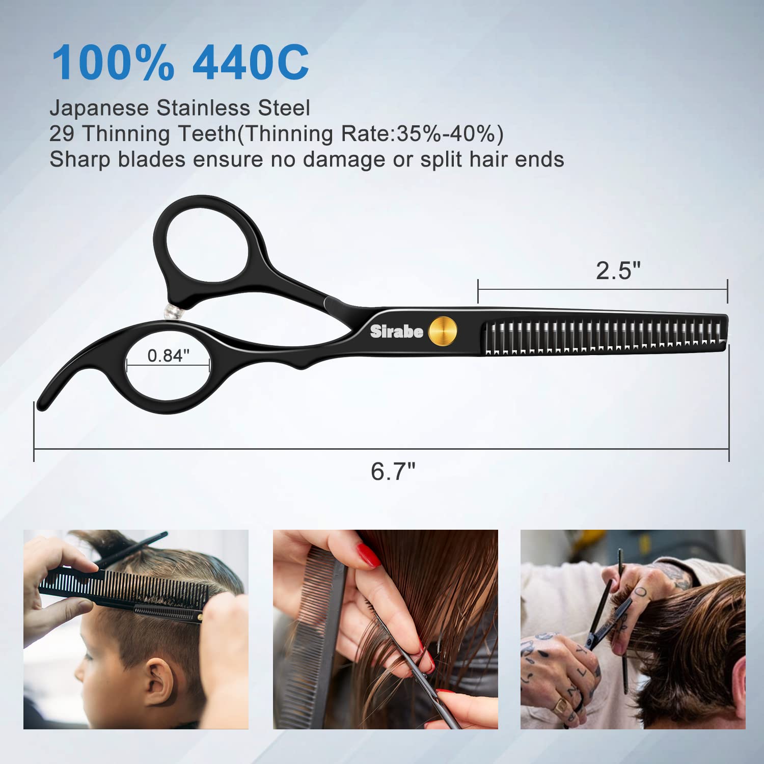 Sirabe shock-absorber handle detail reducing wear and noise