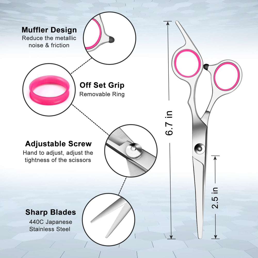 Sirabe thinning shears close-up highlighting texture thinning for layered styles.