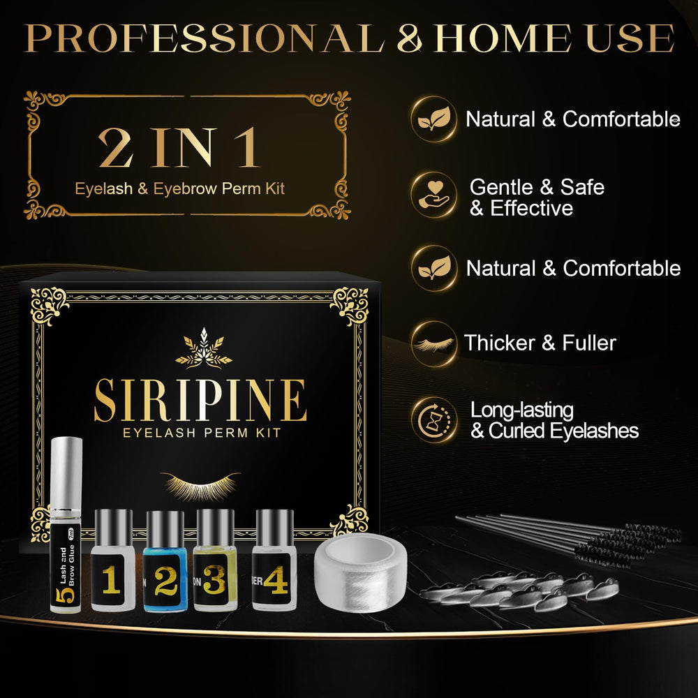Siripine at-home lash perm setup—compact kit for quick, polished results.