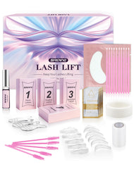 Siripine Lash Lift Kit box contents and packaging for a quick home lash routine