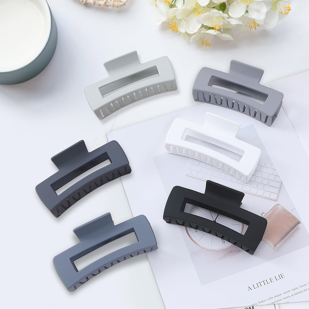 Sisiaipu easy-use grey daily clip for quick updos and styling.