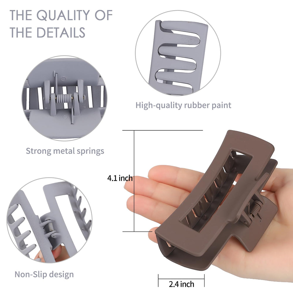 Sisiaipu nonslip acrylic clip with durable finish for reliable all-day wear.