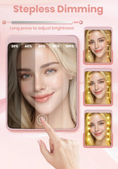 SisKokoro USB-C rechargeable mirror with auto shut-off for worry-free charging