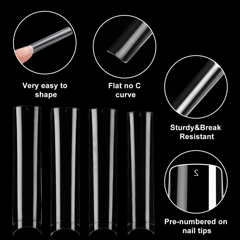 SITELENABY 360-piece box grid organization, easy size identification for fast nail prep.