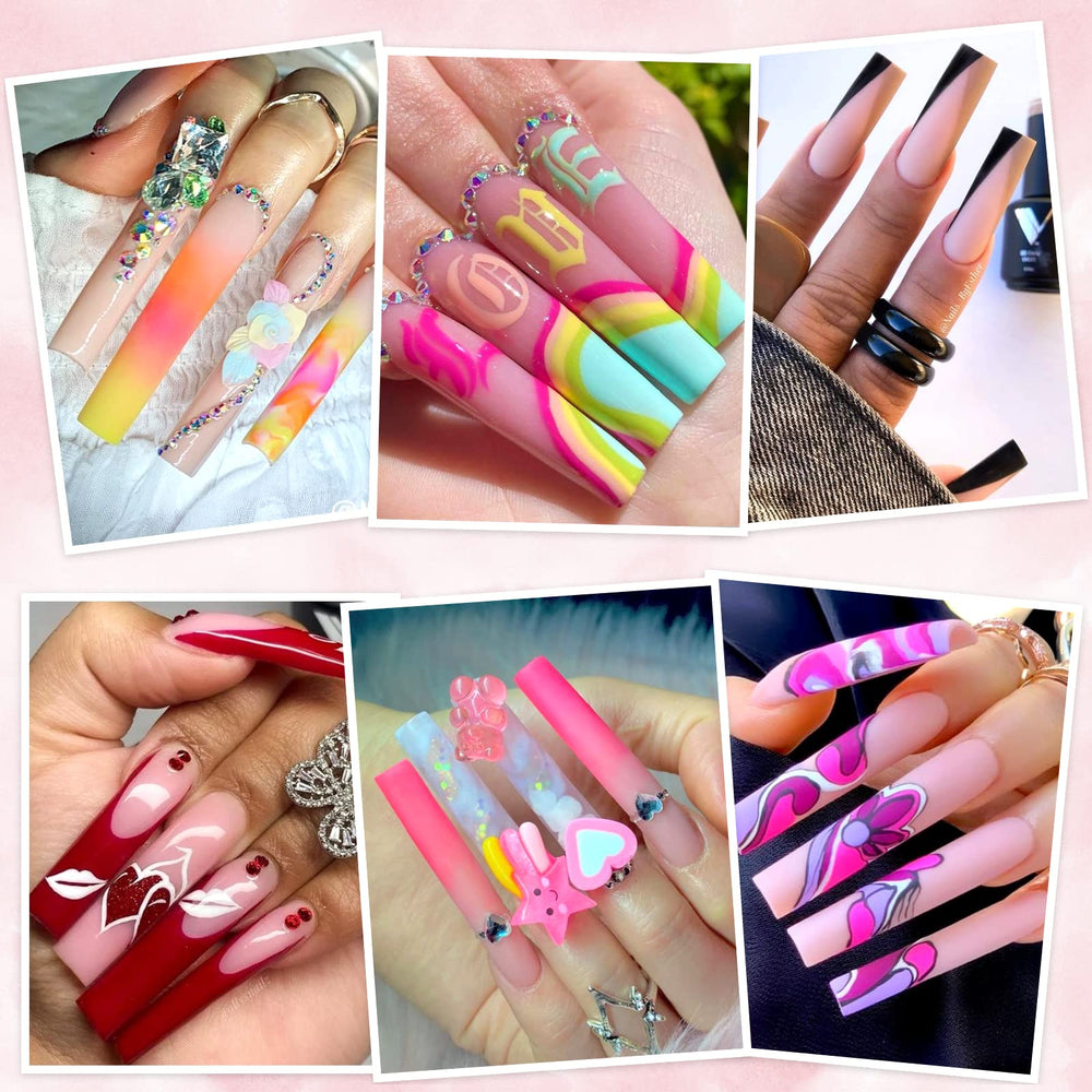 SITELENABY No C Curve nails suited for nail salons and DIY artistry.