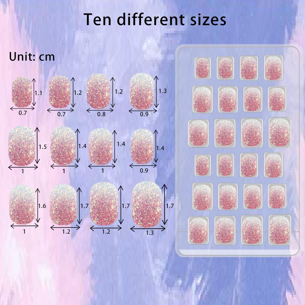 SIUSIO varied sizes kids nail tips for a perfect fit across fingers.