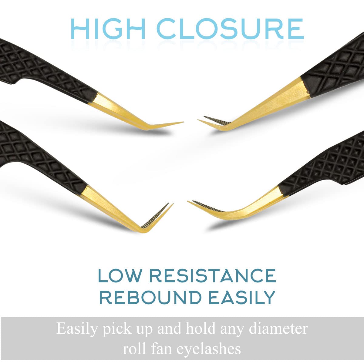SIVOTE tweezers feature ruler-aligned arms for efficient placement.