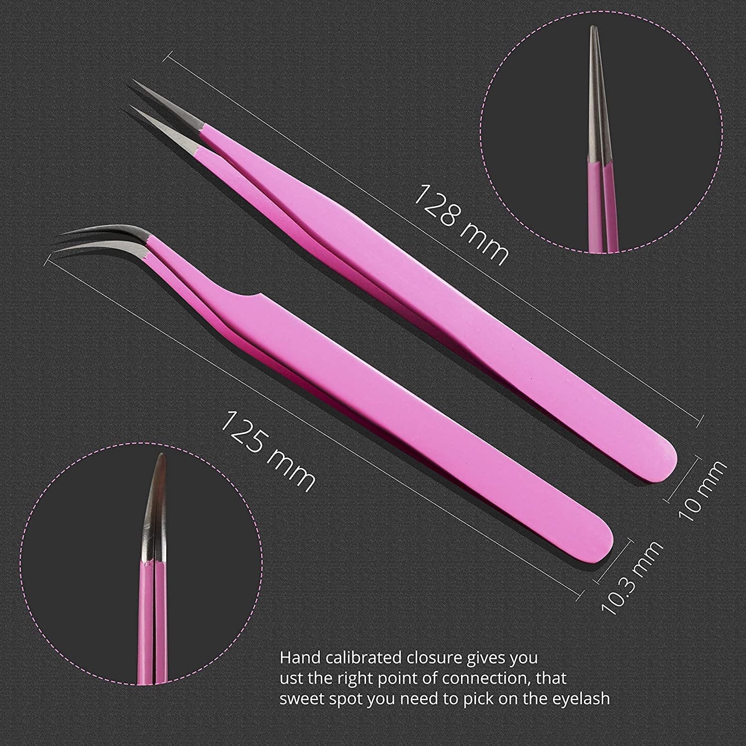 SIVOTE lash tweezers ergonomic grip boosts comfort and reduces hand fatigue