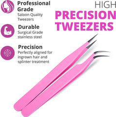SIVOTE lash tweezers stainless steel construction ensures rust-free sterilization