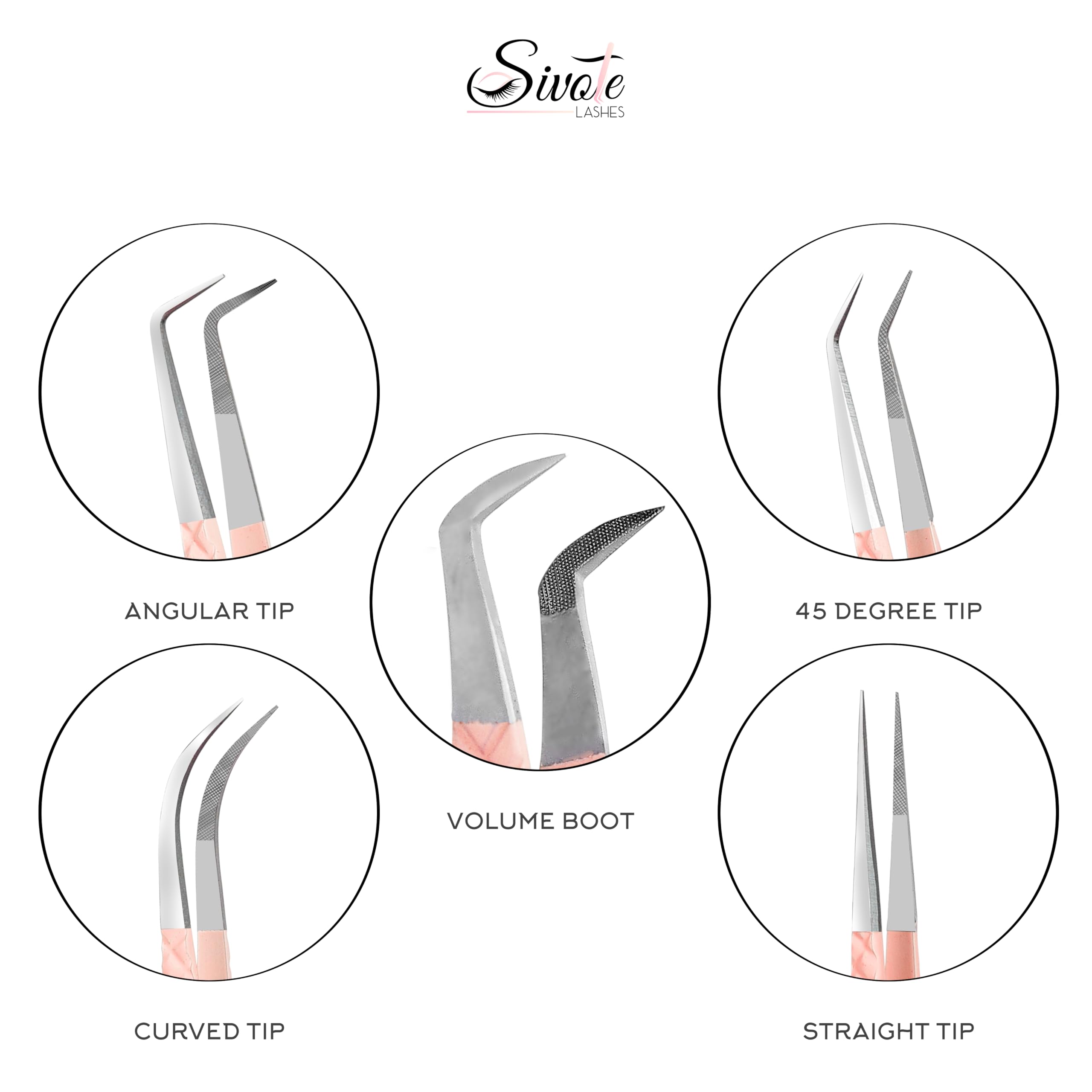 Pinzas SIVOTE con calibración de punta de por vida para precisión constante