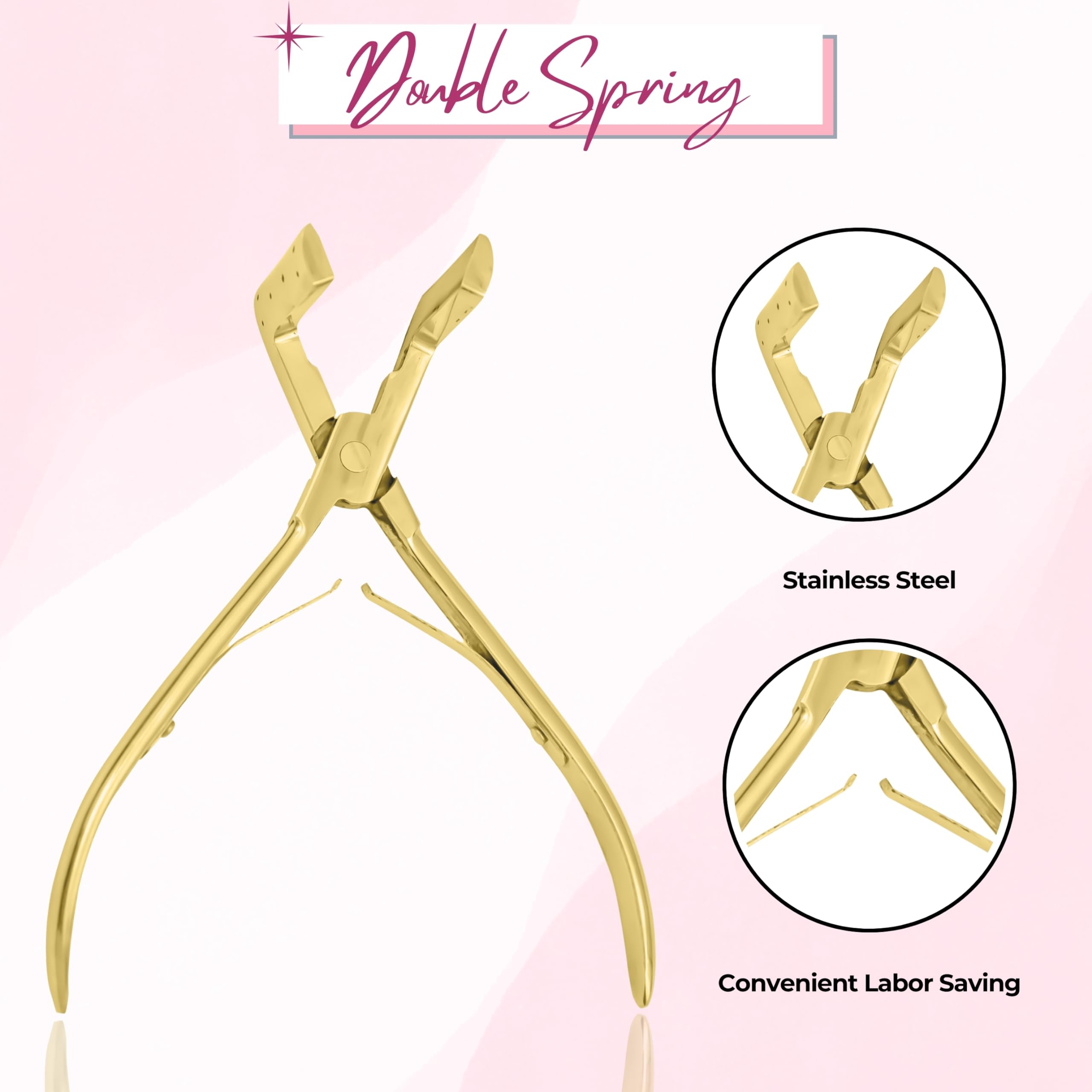 SIVOTE plier jaws with silicone pads ensure gentle yet firm grip for long-lasting seals.