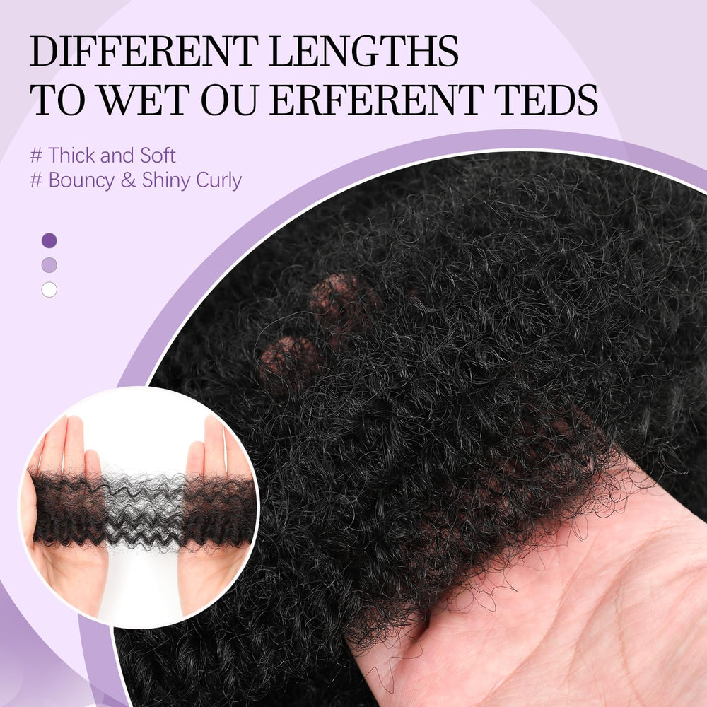 Sixi Beauty Soft loc wrap hair enabling multiple protective styles with length.