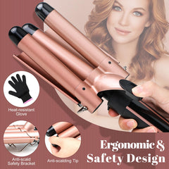 Sixriver ceramic-tourmaline technology delivers smooth heat and frizz control.