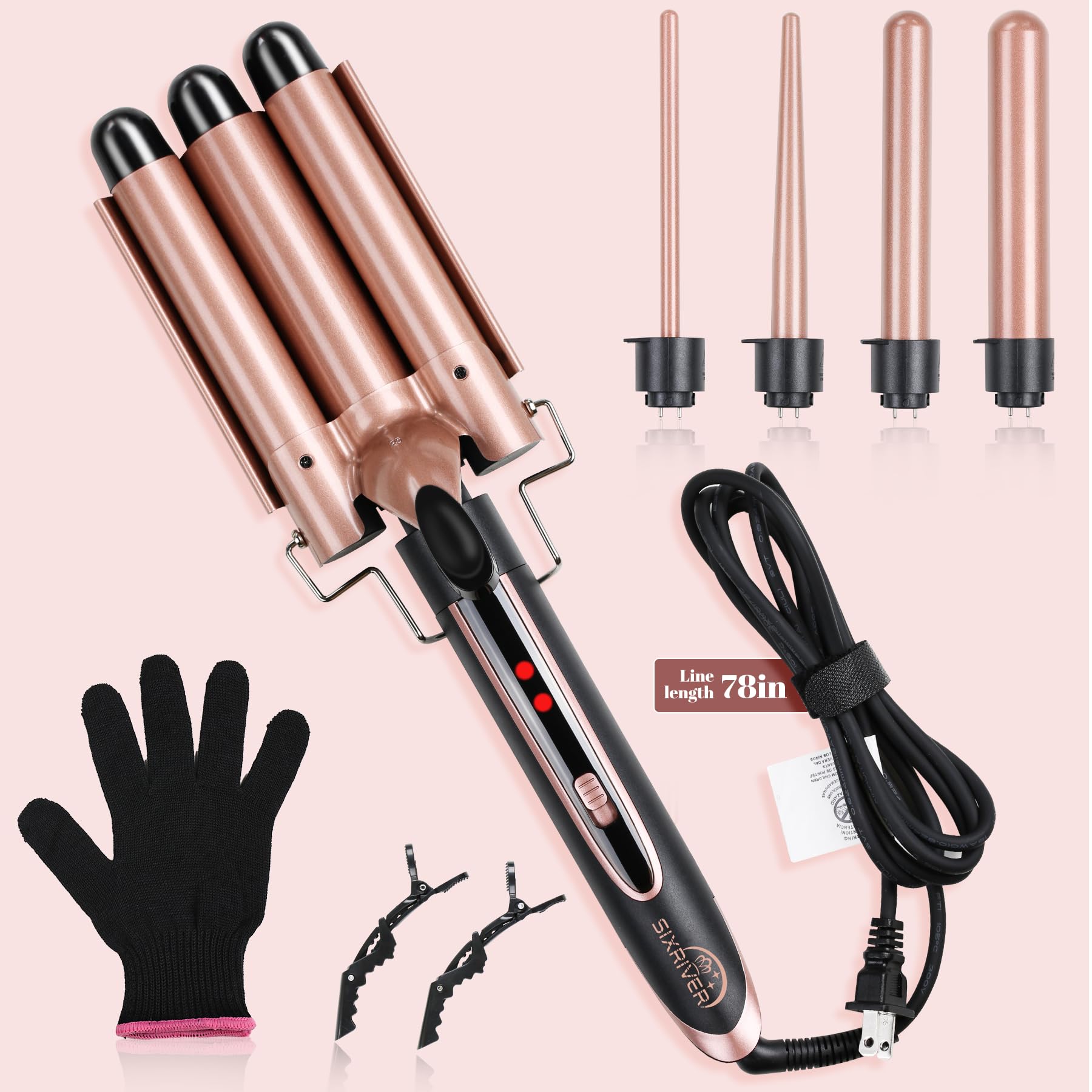 Sixriver styling clips and glove keep kit organized on the go.