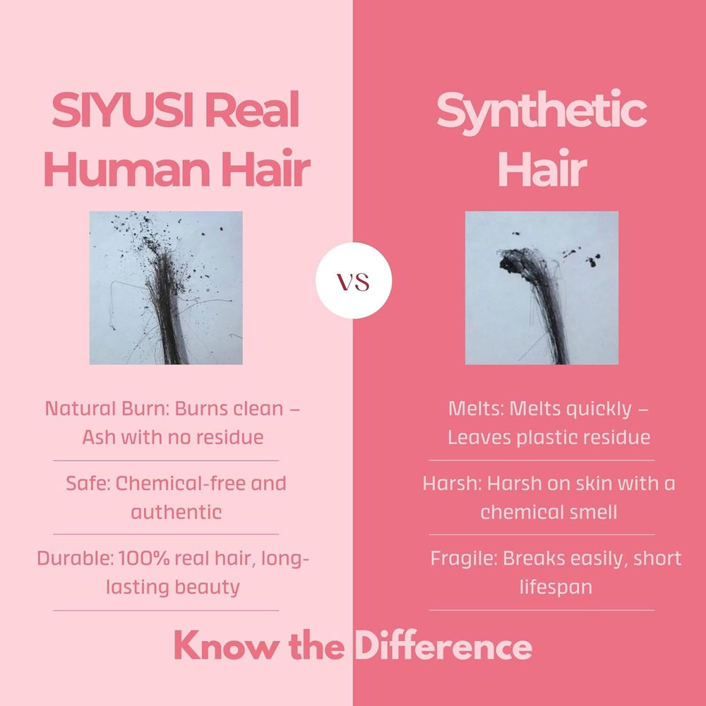 SIYUSI clip-in application demo showing easy snap-in placement.