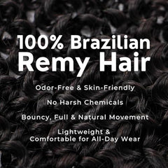 SIYUSI natural black color blend on scalp with realistic shine.