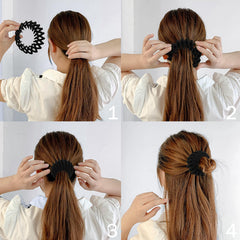 Sizobi scrunchies multi-pack closeup highlights versatile wear and secure hold.