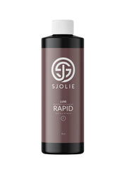 SJOLIE Rapid Spray Tan Luxe application shows even coverage with minimal overspray