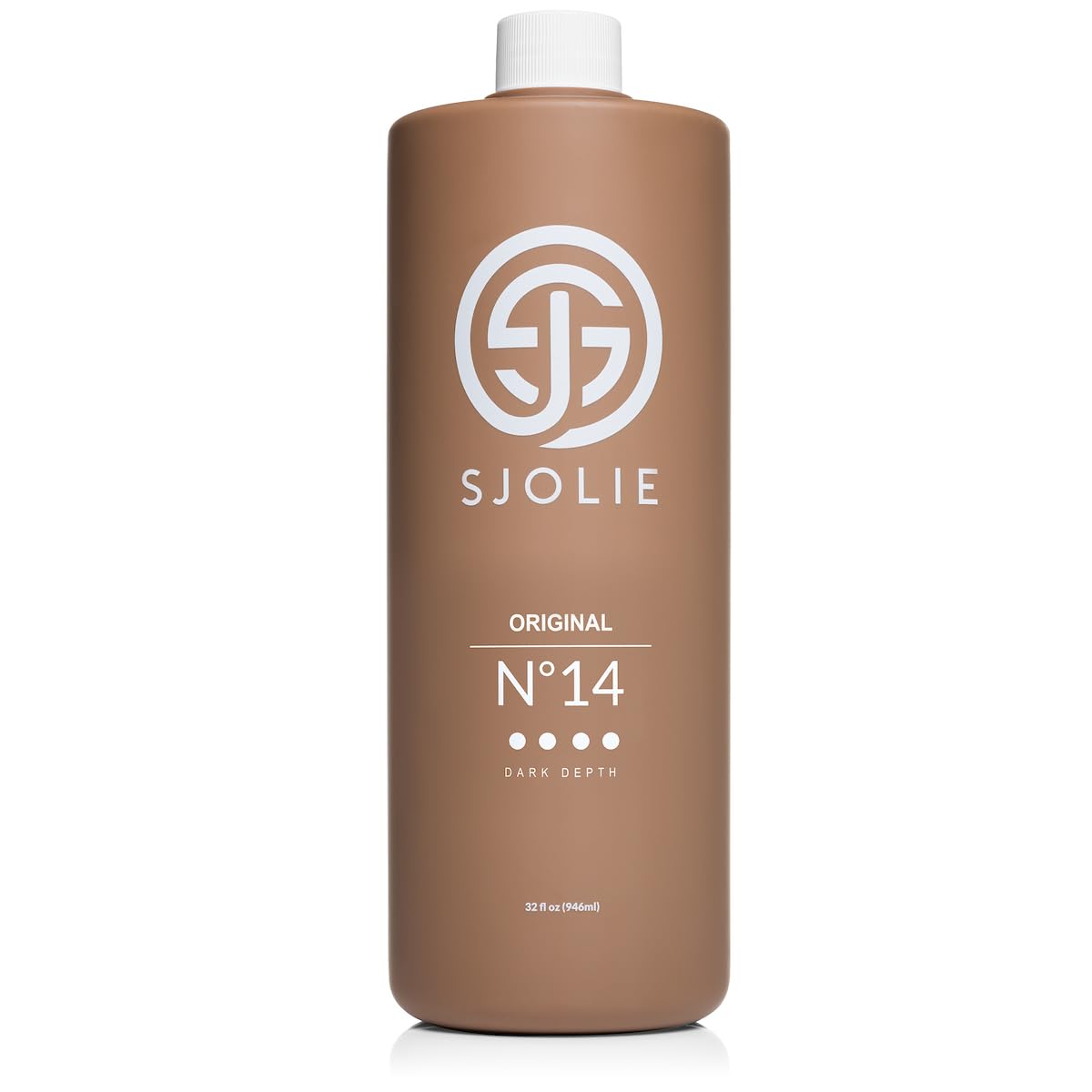 SJOLIE Spray Tan No14 dark depth bottle for a long lasting bronze finish