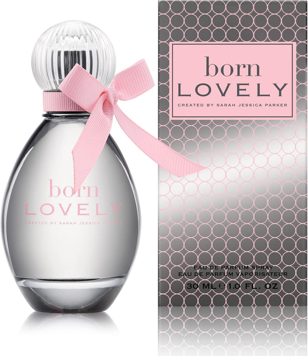 SJP Born Lovely long-lasting scent graphic illustrating all-day wear potential.