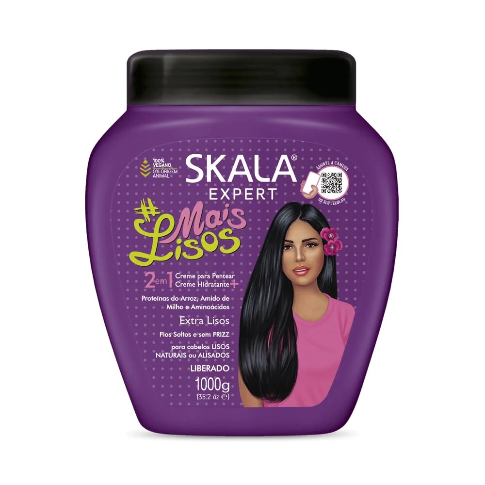 Skala Mais Lisos Hair Cream bottle for frizz control and smooth styling