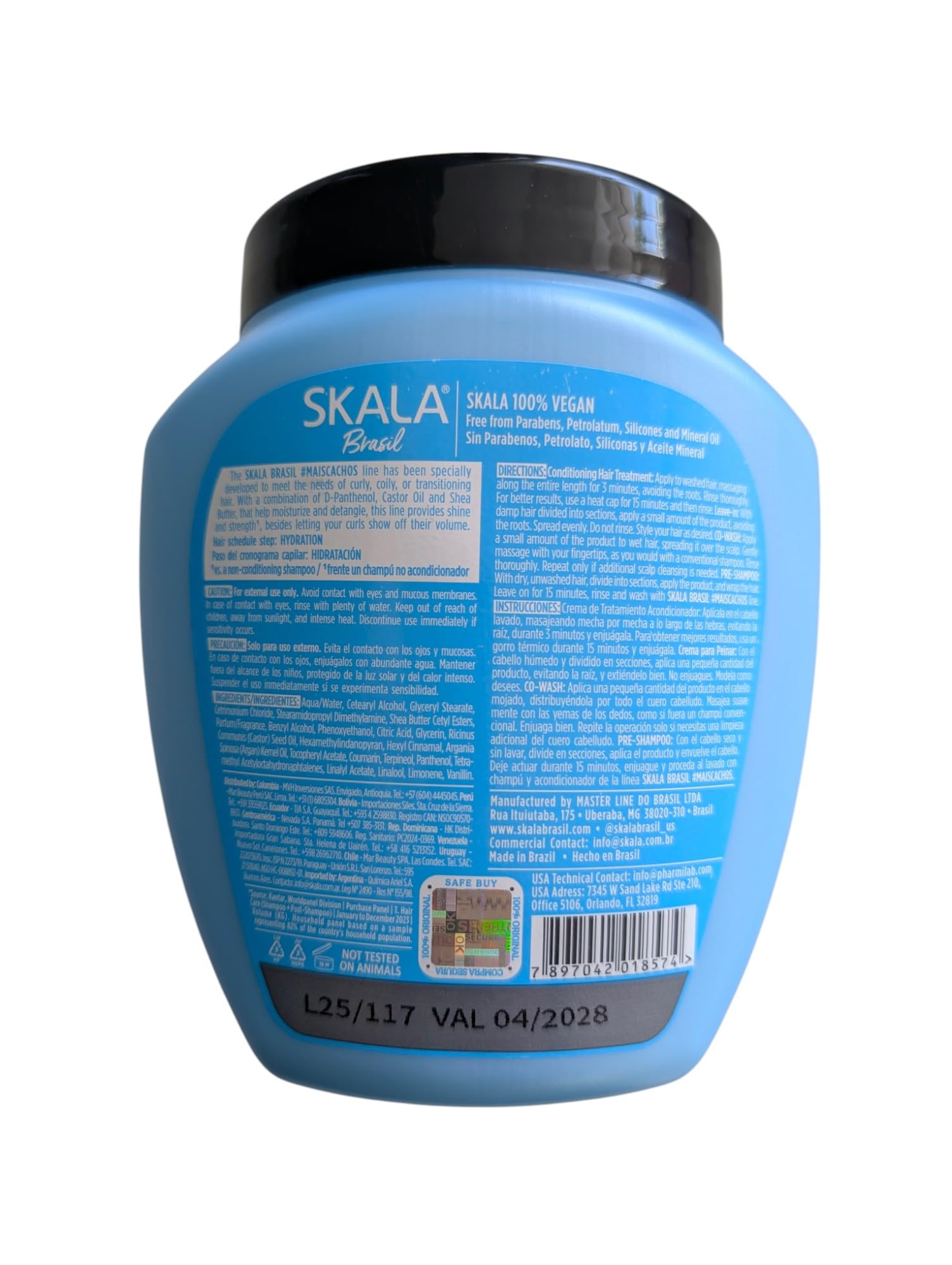 SKALA MaisCachos and MaisCrespos duo tubes show hydration and manageability.