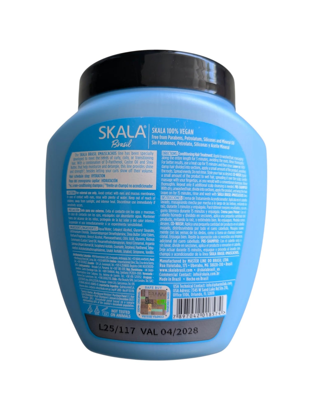 SKALA MaisCachos and MaisCrespos duo tubes show hydration and manageability.