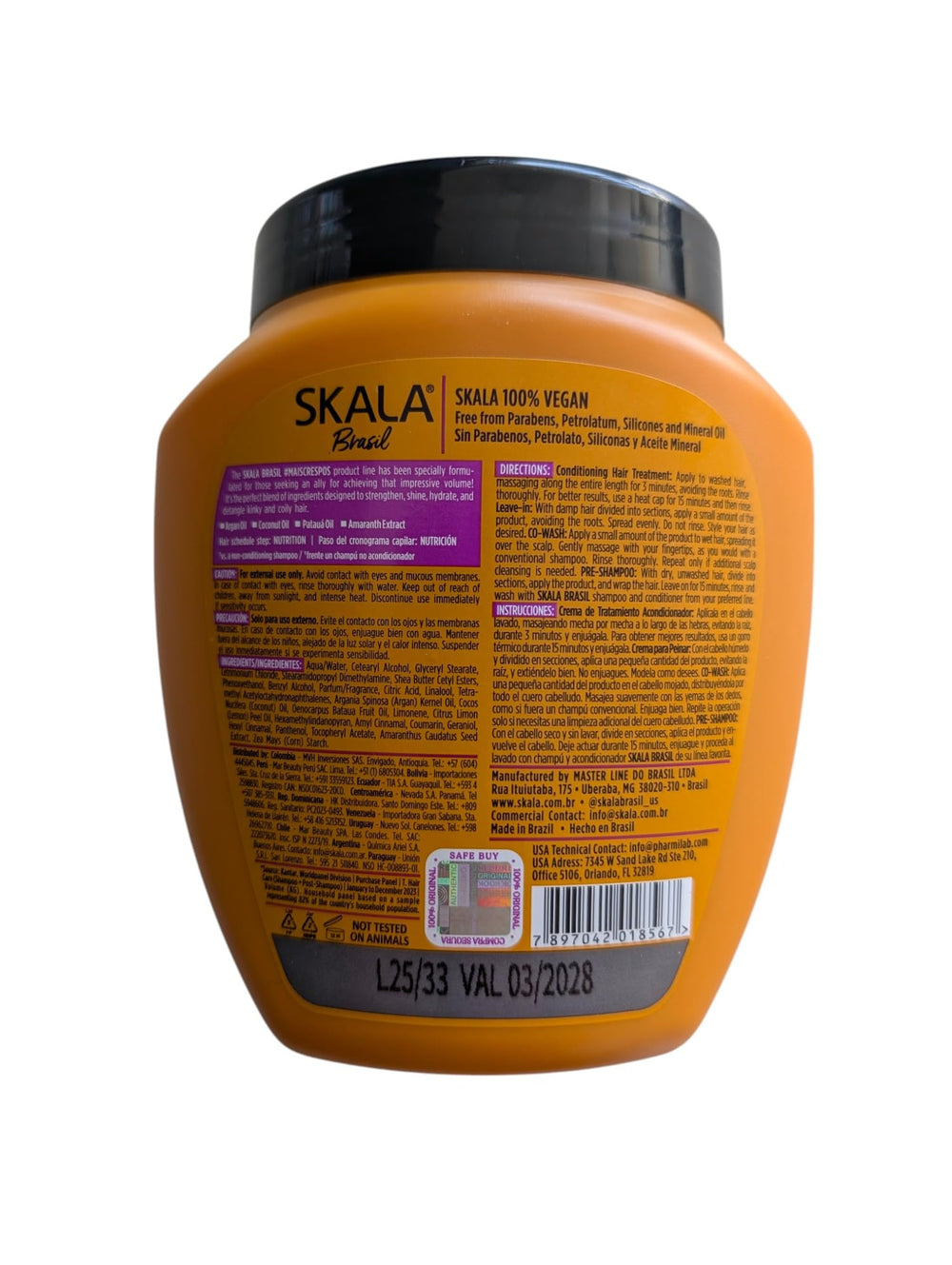 SKALA MaisCrespos treatment cream tub highlighting a deep conditioning option for shine.