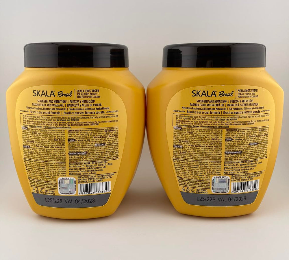 Close-up of SKALA Maracuja texture shows creamy, nourishing formula for smoother detangling.