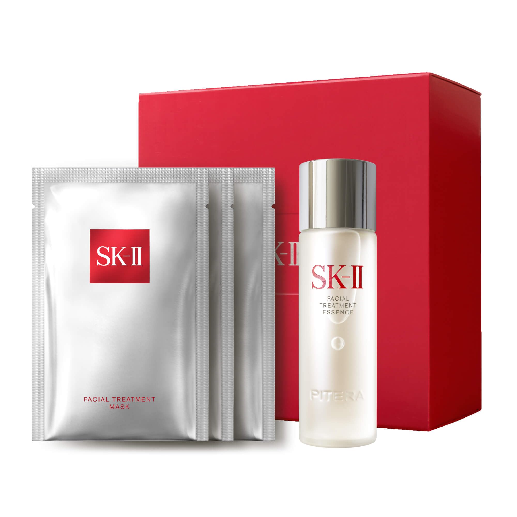 SK-II Glow-Up Duo Box packaging showcases the set for trial and gifting.