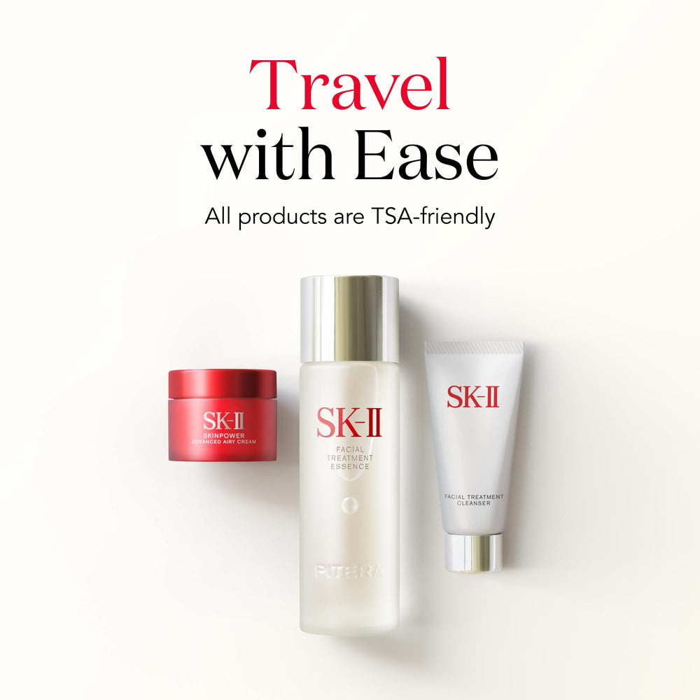 Mini set packaging of SK-II Youth Essentials three-piece kit.