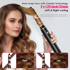 SKIMI five-in-one-styler image highlights all-in-one versatility for drying, curling, straightening, and volumizing.