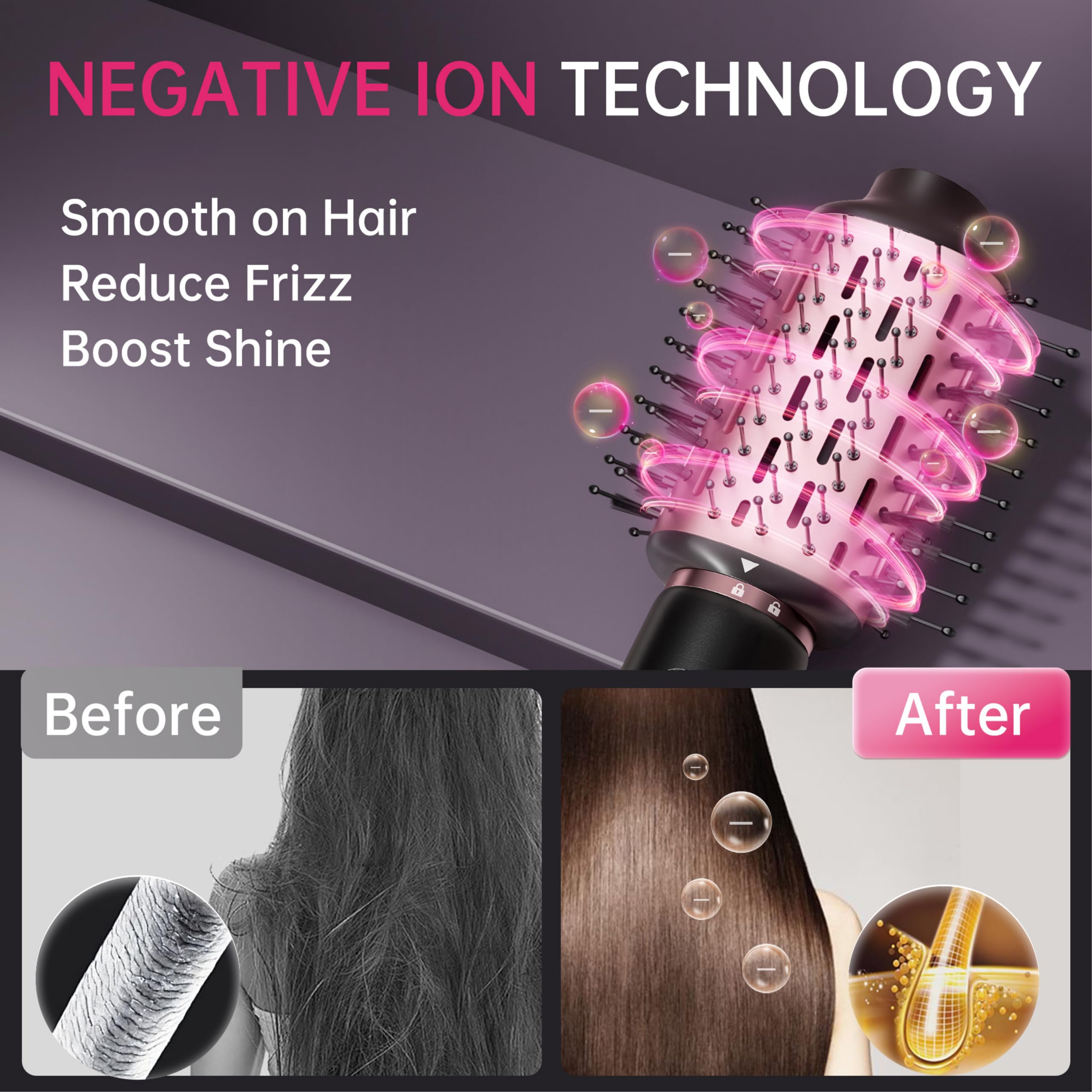 SKIMI nine-settings-for-all-hair-types image shows personalized heat and speed for any texture.