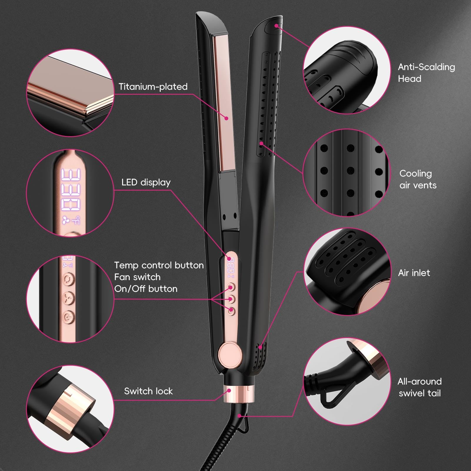 SKIMI Airflow Styler cool-airflow-vents lock in style with fast cooling