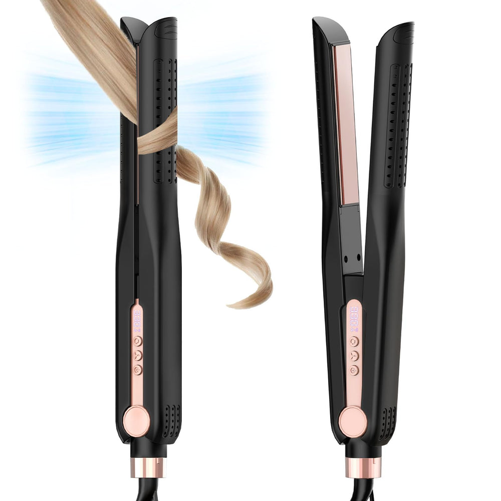 SKIMI Airflow Styler flat-iron titanium plates for smooth straight styles