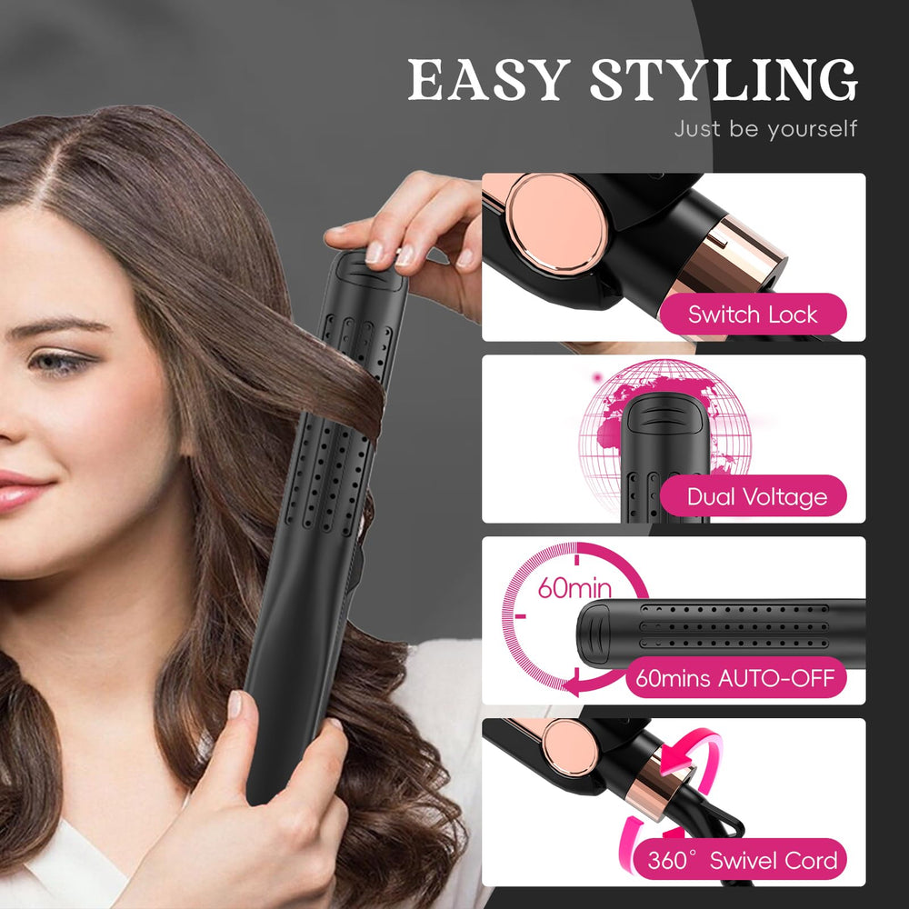SKIMI Airflow Styler travel-friendly with 60-minute auto-off safety
