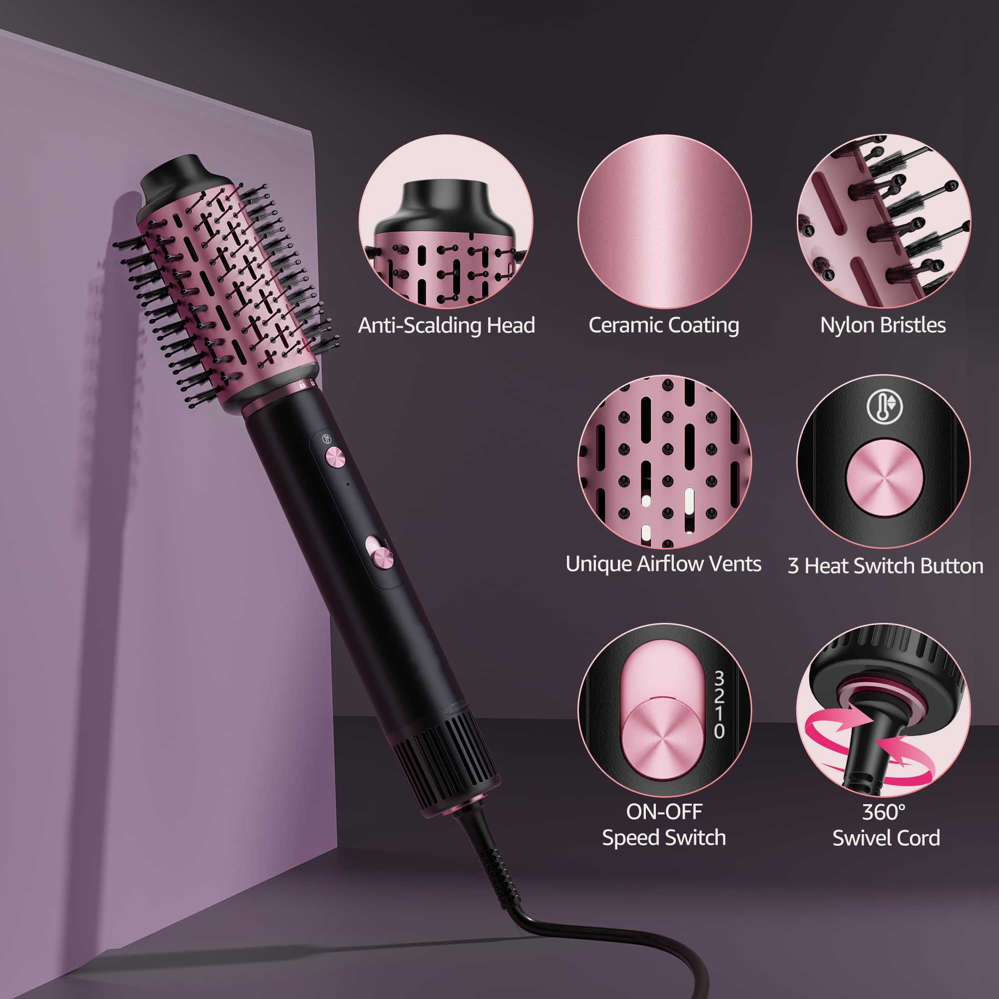 SKIMI 9-settings offer tailored control for any hair type or style.