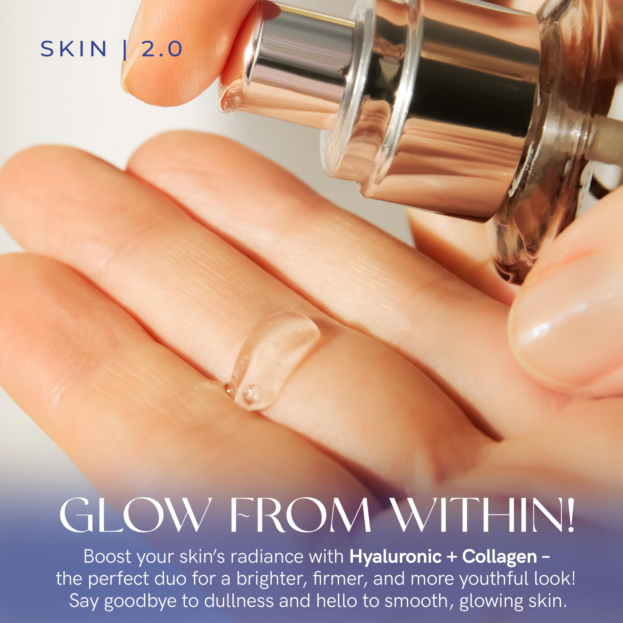 Skin 2.0 clean beauty Korean skincare concept in product shot