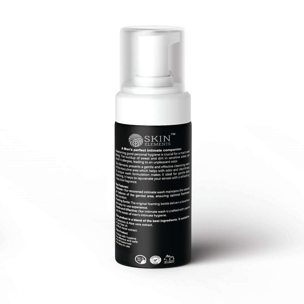 Skin Elements Intimate Wash pH-balanced-formula supports balanced skin and gentle cleansing.