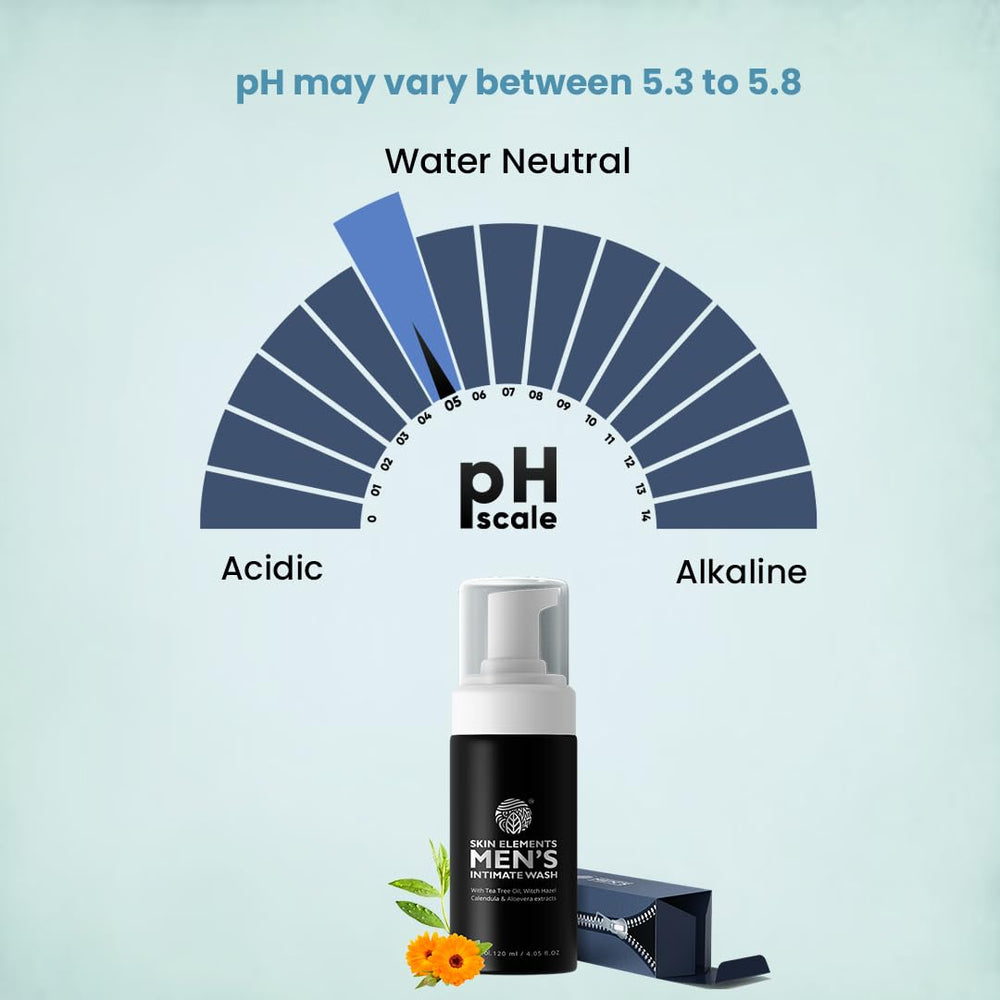 Skin Elements Intimate Wash witch-hazel-clarity emphasizes natural cleansing and calmer skin feel.
