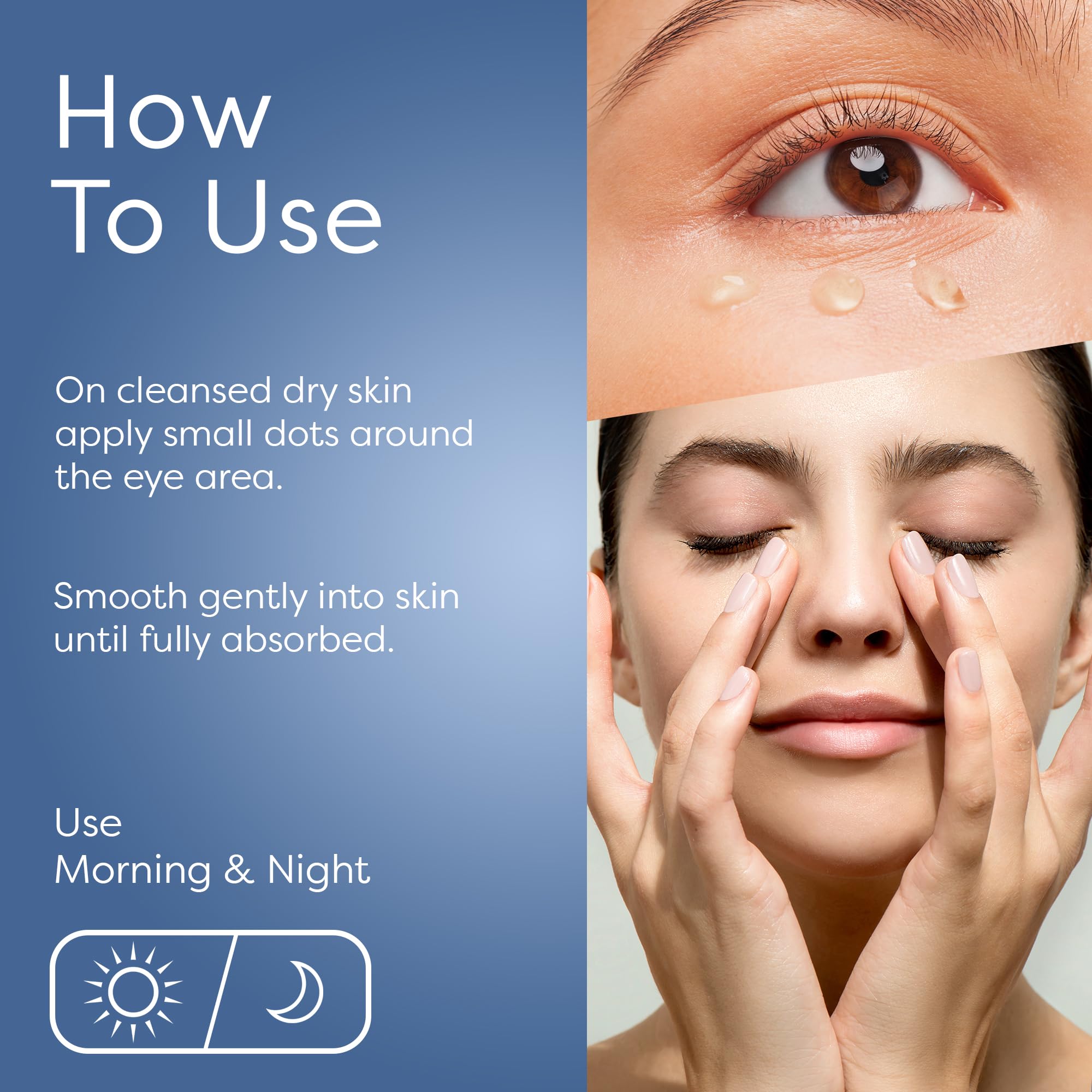 Ingredients in SKIN LAB Lift & Firm Eye Gel include Vitamin C and Hyaluronic Acid.