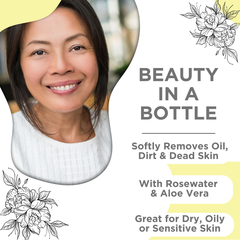 Skin Nation Hydrating Rosewater Toner aloe vera slice signals cooling relief after cleansing