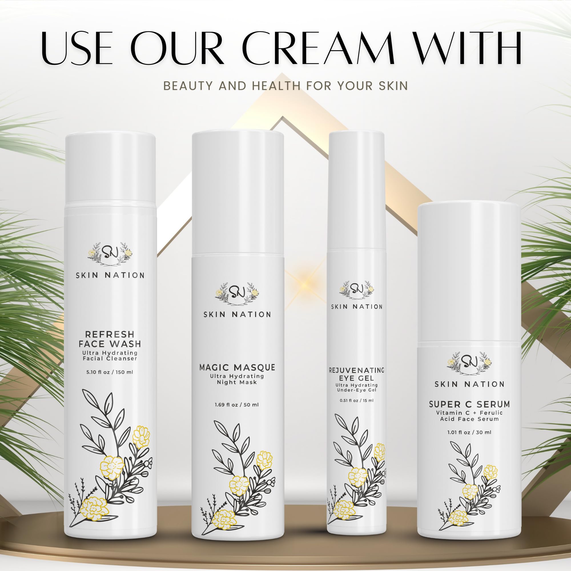 Skin Nation Renew Face Cream texture-lightweight for quick absorption.