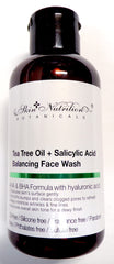 Skin Nutrition Botanicals limpiador facial con aceite de árbol de té, uso diario suave