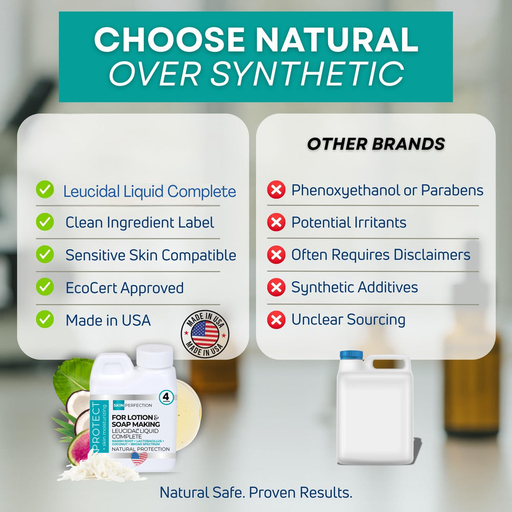 Skin Perfection Leucidal Liquid Complete is vegan, gluten-free, and non-GMO.