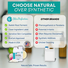 Skin Perfection Leucidal Liquid ingredient-sourcing image referencing radish-root origin