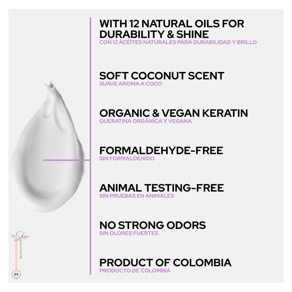 Skin Revolution Ritual Botanico straight hair finish highlights long lasting shine